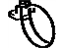 Toyota 90467-63001 Clamp(For Air Cleaner Hose)