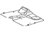 Toyota 58540-89126-06 Mat Assembly, Rear Floor