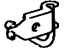 Toyota 17588-35010 Bracket, Exhaust Tail Pipe(For Center), Driver Side