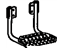 Toyota 51084-35130-B1 Running Board, Silver, Driver Side