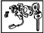 Toyota 69055-33380 Lock Cylinder, Rear