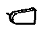 Toyota 71349-33010 Hinge Cover, Rear