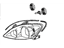 Toyota 81170-AA030 Unit Assembly, Headlamp, Driver Side
