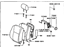 Toyota 71440-3T131-E0 Back Assembly, Front Seat, Driver Side(For Separate Type)