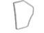 Toyota 62331-33070-B1 Weatherstrip, Rear Door Opening Trim, Passenger Side