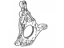 Toyota 43211-33120 Knuckle, Steering, Passenger Side