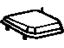Toyota 64384-52010-B0 Speaker Grille, Gray, Driver Side