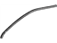 Toyota 62313-02030-B1 Trim, Front Door Opening, Passenger Side BLACK
