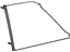 Toyota 62710-16120 Quarter Glass, Clear, Passenger Side
