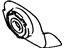 Toyota 45180-32040 Cover Sub-Assembly, Steering Wheel