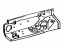 Toyota 53711-32030 Apron, Front Fender, Front Passenger Side