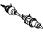 Toyota 43410-32130 Shaft Assembly, Front Drive, Passenger Side