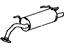 Toyota 17430-62021 Pipe Assembly, Exhaust, Tail