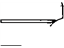 Toyota 75741-32150 Moulding, Rear Door, Outside Passenger Side