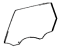 Toyota 68113-32050 Door Glass, Passenger Side