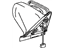 Toyota 87910-20800-04 Mirror Assembly, Outer Rear View, Passenger Side