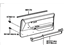 Toyota 67620-2D200-02 Board Sub-Assembly, Front Door Trim, Driver Side