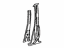 Toyota 61008-32903 Pillar Sub-Assembly, Center, Driver Side