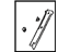 Toyota 62220-32020-04 Garnish, Front Pillar, Driver Side
