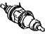 Toyota 43410-32022 Axle Assembly, Passenger Side