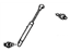Toyota 53440-0C010 Support Assembly, Hood, Passenger Side