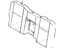 Toyota 71077-0C140-B2 Cover, Rear Seat Back (For Bench Type)