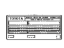 Toyota 11298-0P630 Emission Label