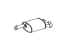 Toyota 17440-0P141 Pipe, Exhaust Tail, Driver Side