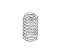 Toyota 48231-06770 Spring, Coil, Rear Passenger Side