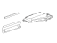Toyota 83163-06010 Plate, Combination Meter Mirror