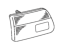 Toyota 81681-08020 Lens & Body, Back-Up Lamp, Driver Side