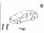 Toyota 69005-07050 Cylinder Set, Lock