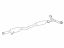 Toyota 17420-0P500 Pipe Assembly, Exhaust, Center