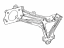 Toyota 55172-06070 Base, Brake Pedal Support