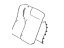 Toyota 71077-07171-C1 Cover, Rear Seat Back, Passenger Side (For Separate Type)