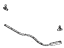 Toyota 53381-WB002 Front Seal, Center