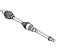 Toyota 43410-WB003 Axle Assembly, Passenger Side