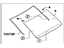 Toyota 68105-WB002 Dam, Back Window Glass Adhesive