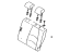 Toyota 71490-WB014 Back Assembly, Rear Seat, Driver Side (For Separate Type)