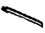 Toyota 62403-22010-01 Garnish Assembly, Roof Side Rail, Passenger Side