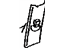 Toyota 73023-AE010-B0 Adjuster Cover, Passenger Side