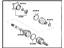 Toyota 42340-08010 Axle Shaft Assembly, Rear