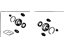 Toyota 04479-28170 Cylinder Kit, Disc Brake, Rear