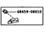 Toyota 68374-08010 Moulding, Slide Rail End, Driver Side
