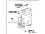 Toyota 67680-08070-B0 Board Sub-Assembly, Rear Door Trim, Passenger Side