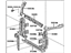 Toyota 53201-08031 Support Sub-Assembly, Radiator