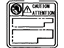 Toyota 74541-28070 Caution Label