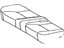 Toyota 71075-47240-B2 Cover, Rear Seat Cushion (For Bench Type)
