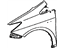 Toyota 53802-47040 Fender, Front Driver Side