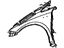 Toyota 53801-47040 Fender, Front Passenger Side